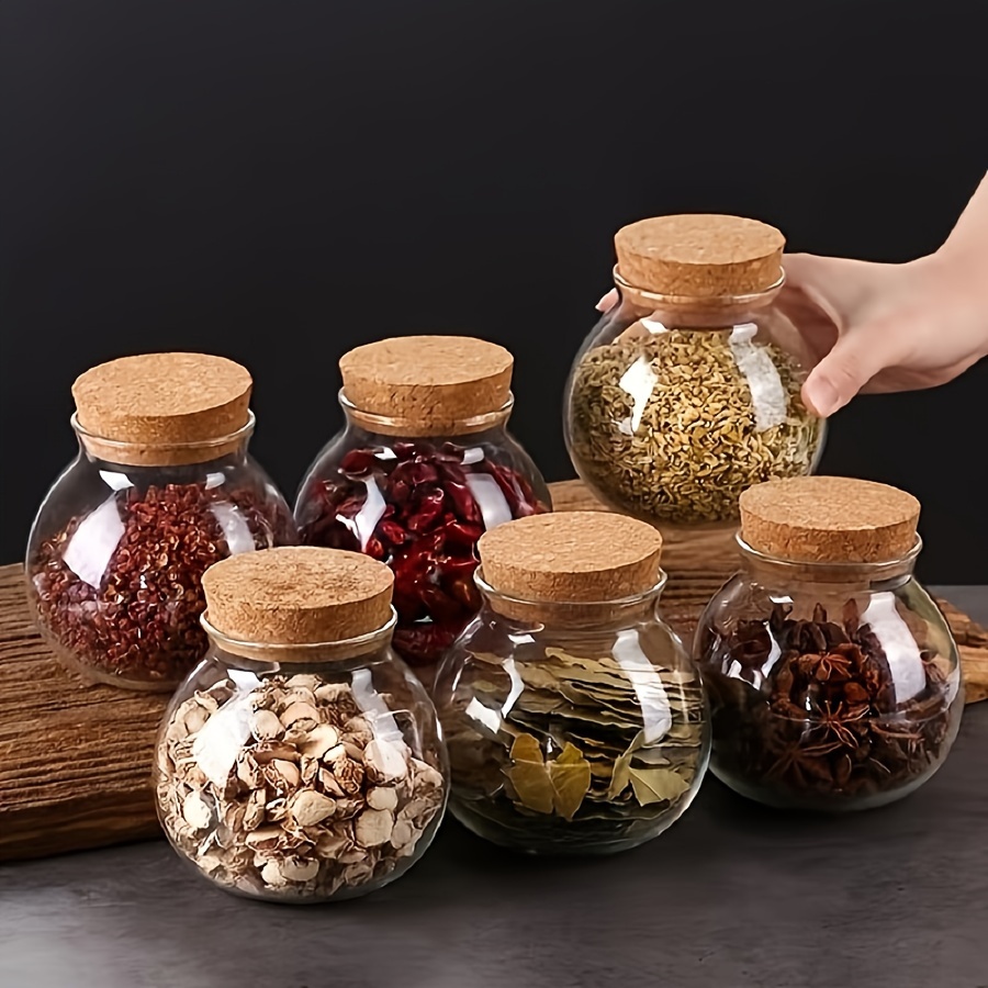Candle Making Jars With Lids - กระปุก penyimpanan gelas ใสขนาด500มล. โถภาชนะขนาดเล็กสำหรับตกแต่งกาแฟเครื่องเทศลูกอมเกลือคุกกี้เครื่องปรุงรสน้ำตาล