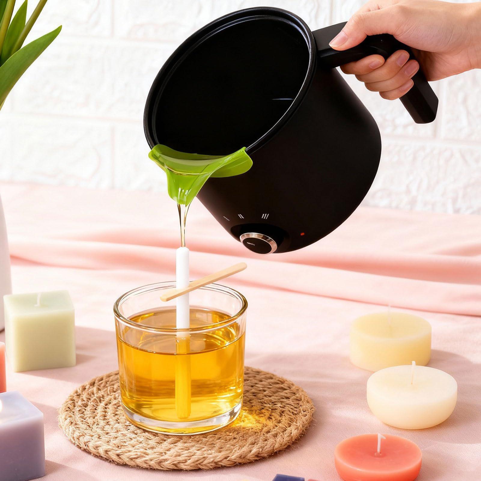 Candle Making Jug - หม้อหลอมขี้ผึ้งขนาด 1.5 ลิตร อุปกรณ์หลอมขี้ผึ้งเทียน ปรับอุณหภูมิได้ 3