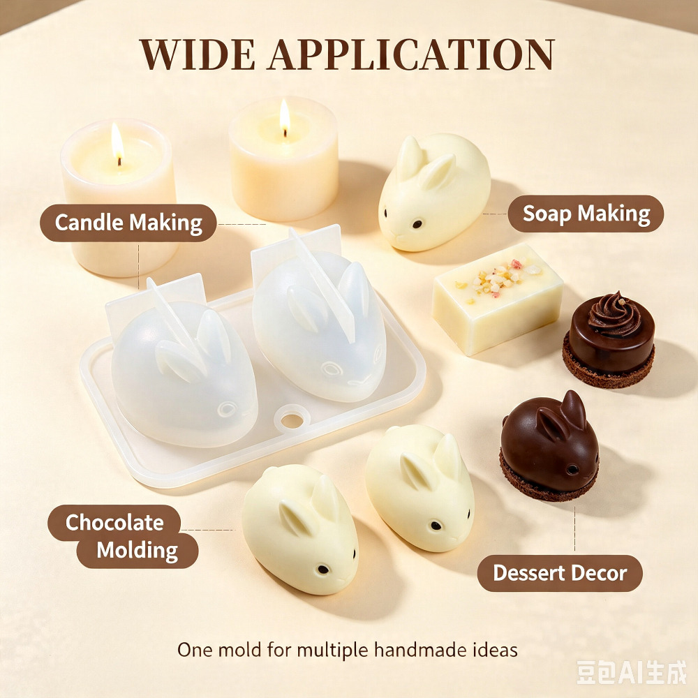 แม่พิมพ์ซิลิโคนรูปกระต่าย 3 มิ - Candle Making Tutorial บทวิจารณ์และราคา