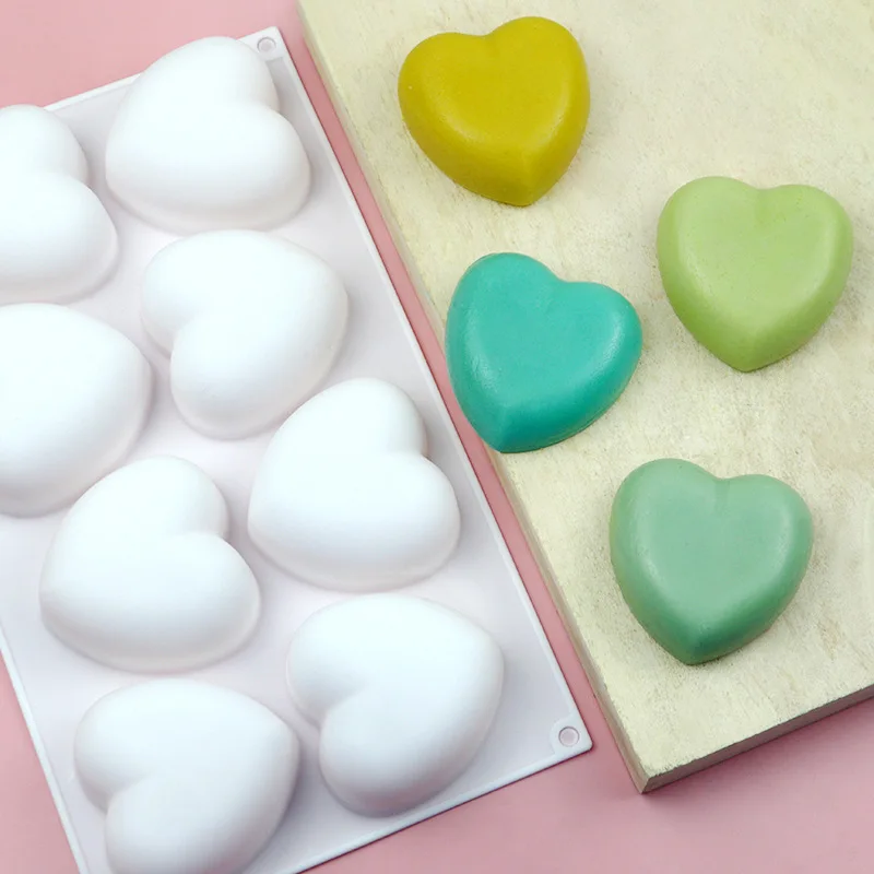 Love Heart ซิลิโคนสบู่แม่พิมพ์ - Candle Making Tutorial บทวิจารณ์และราคา