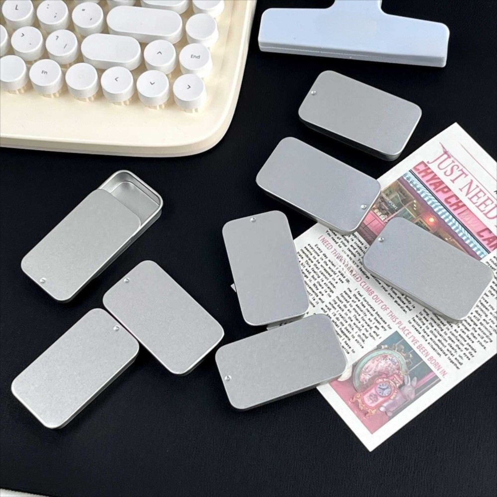กล่องเหล็กสไลด์ฝาเปิด-ปิดได้หล - Tin Container Lid บทวิจารณ์และราคา