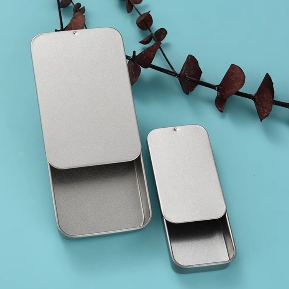 กล่องเหล็กสไลด์ฝาเปิด-ปิดได้หล - Tin Container Lid บทวิจารณ์และราคา